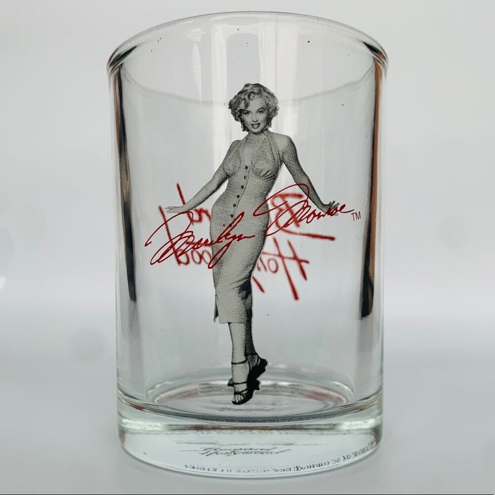 Marilyn Monroe Bernard Of Hollywood Glass Cup